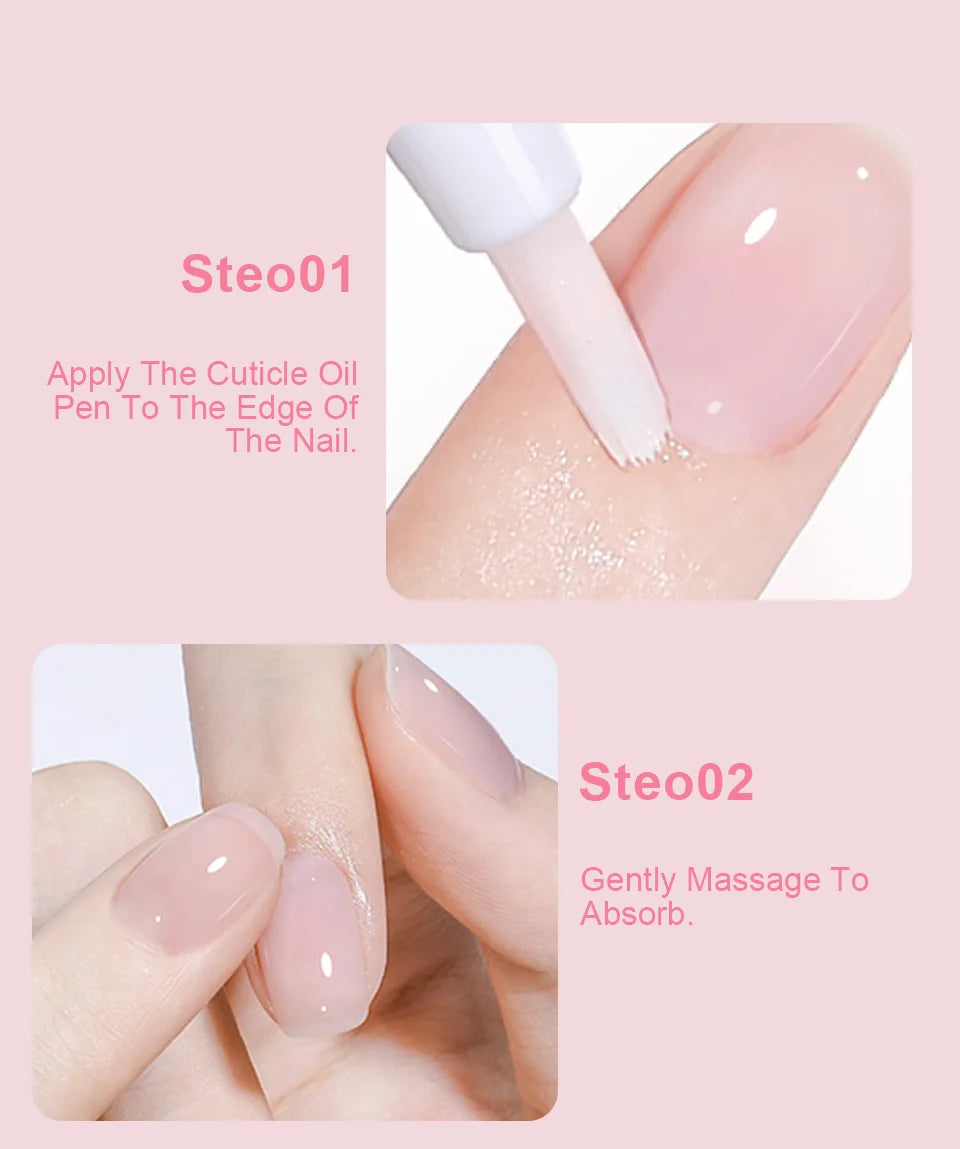 Nail Nutritional Oil Pen 9 Scent Nail Care Cuticle Regeneration Oil Preventive Nail Nail Polish Nourishing Skin Pen