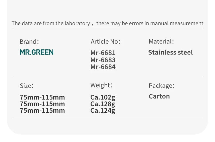 MR.GREEN Fashionable Manicure Sets Personal Care Tools Stainless Steel Travel Kits Nail Clippers Eyebrow Tweezer