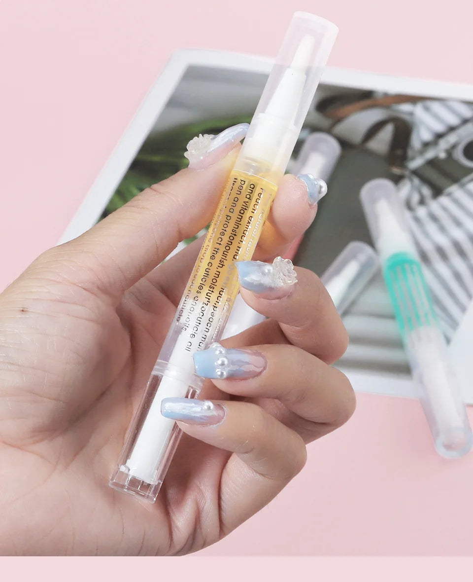 Nail Nutritional Oil Pen 9 Scent Nail Care Cuticle Regeneration Oil Preventive Nail Nail Polish Nourishing Skin Pen