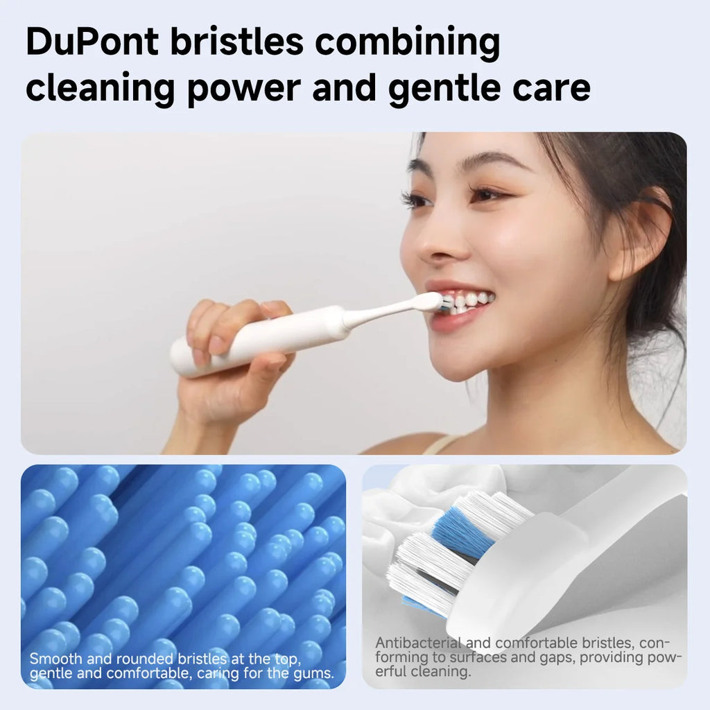 DOCOLAB Sonic Electric Toothbrush 3Gear Vibration Rechargeable Waterproof Teeth Whitening Cleaning Personal Care Appliance MT001